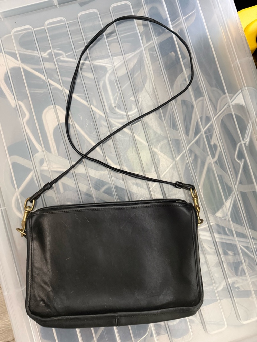 Vintage Black Coach Bag